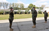 Activitatea Brigăzii ”Moldova”, în atenția ministrului Apărării și comandantului Armatei Naționale