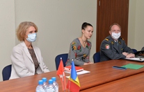 Defense Minister Alexandru Pinzari met with Switzerland`s new military attaché