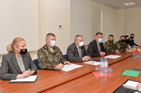 Defense Minister Alexandru Pinzari met with Switzerland`s new military attaché