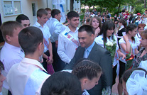 Last Day of School Ceremony in Dorotcaia