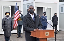 The US donates mobile medical and logistics equipment to the National Army