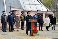 The Victims of Chernobyl Disaster Commemorated by Service Members