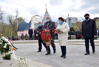 The Victims of Chernobyl Disaster Commemorated by Service Members