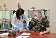 About 1,500 soldiers and civilian employees of the National Army, immunized against COVID-19