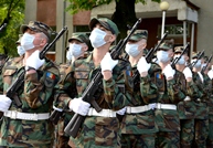 Soldiers from Chisinau Garrison Take Military Oath