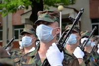 Soldiers from Chisinau Garrison Take Military Oath