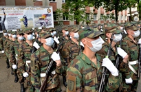 Soldiers from Chisinau Garrison Take Military Oath