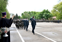 Soldiers from Chisinau Garrison Take Military Oath