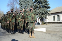 Soldiers from Chisinau Garrison Take Military Oath 