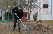 The Military of the National Army Participate at the national campaign for expanding green areas (video)