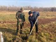 The Military of the National Army Participate at the national campaign for expanding green areas (video)