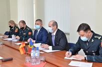 Military officials of the Federal Republic of Germany visiting the Ministry of Defense
