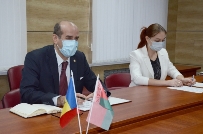 Cooperarea moldo-belarusă abordată la Ministerul Apărării