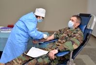 On the eve of winter holidays, the soldiers of the National Army donate blood and plasma