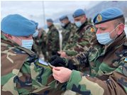 Schimb de autoritate între contingentele Armatei Naționale în misiunea KFOR din Kosovo