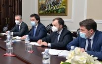 Anatolie Nosatîi și Nicu Popescu – întrevedere de lucru la Ministerul Apărării
