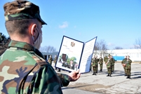 Soldații în termen au depus Jurământul Militar