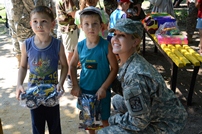 Teren de joacă pentru copiii militarilor moldoveni 