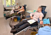 National Army soldiers donated blood in Balti, Chisinau and Causeni Garrisons