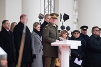 Defense Minister Anatolie Nosatîi, in dialogue with the Chancellor of the Lithuanian Government, in Vilnius