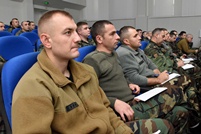 Representatives of the International Committee of the Red Cross train Moldovan peacekeepers