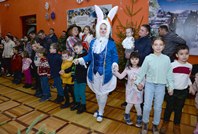 Gifts and entertainment for children of the National Army military