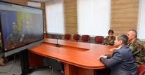 The video conference of the leadership of the Ministry of Defense and the National Army with the soldiers in international peacekeeping operations