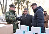 The Ministry of Defense received the batch of medical equipment from Romania