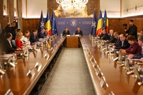 The Minister of Defense, visiting Bucharest