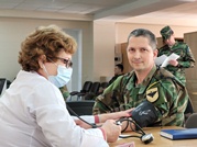 Blood donation campaign carried out in the National Army