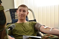 Blood donation campaign carried out in the National Army