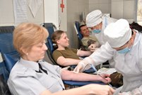 Blood donation campaign carried out in the National Army