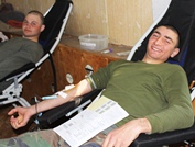 Blood donation campaign carried out in the National Army