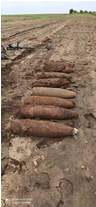 Arsenal de muniţii depistat de geniştii militari la Măgdăcești