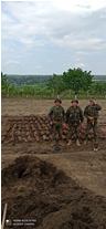 Ammunition arsenal discovered by military officers in Măgdăcești