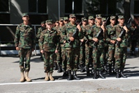 Conscripts of the National Army took the military oath