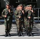 Conscripts of the National Army took the military oath