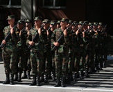 Conscripts of the National Army took the military oath