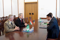 Hungarian Defense Attaché Visits Ministry of Defense