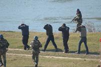 Forţele tripartite au desfăşurat un exerciţiu de antrenament 