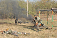 District Leaders on the Military Training Ground