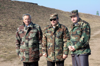 District Leaders on the Military Training Ground