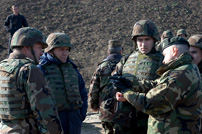 District Leaders on the Military Training Ground