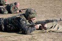 District Leaders on the Military Training Ground