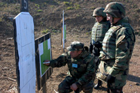 District Leaders on the Military Training Ground