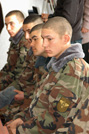 Soldiers from Hincesti Visited by Authorities and Parents