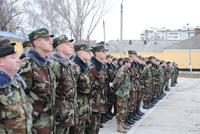 Conscripts Graduate Initial Military Training Course