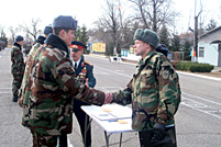 Conscripts Graduate Initial Military Training Course